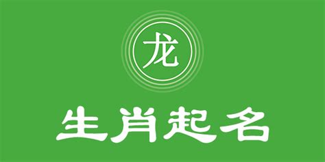 生肖龍 名字|生肖龍取名宜忌：打造一生旺運好名字